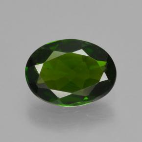 Diopside cromifero naturale verde da 1,06 ct, taglio ovale, VS