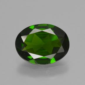 Diopside di cromo Verde naturale da 1.12 ct, Taglio ovale, VS