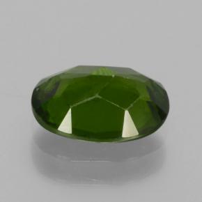 Diopside di cromo Verde scuro naturale da 1.30 ct, Taglio ovale, VS-SI