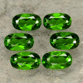 Diopside cromifero naturale verde da 1,52 ct, taglio ovale, VS