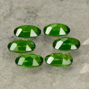 Diopside cromifero naturale verde da 1,52 ct, taglio ovale, VS