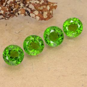 Gemme di Diopside di cromo Verde naturale da 2.32 ct, Taglio rotondo, VS