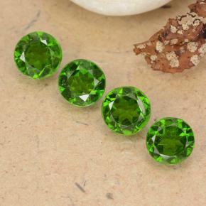 Gemme di Diopside di cromo Verde naturale da 2.09 ct, Taglio rotondo, VS