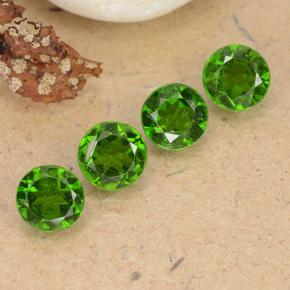 Gemme di Diopside di cromo Verde naturale da 2.09 ct, Taglio rotondo, VS
