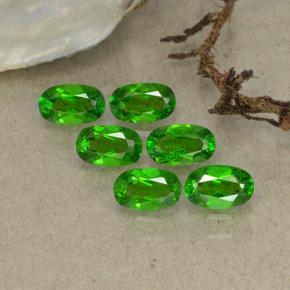 Diopside cromifero naturale verde da 1,48 ct, taglio ovale, VS-SI
