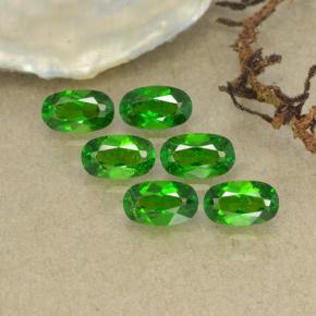 Diopside cromifero naturale verde da 1,63 ct, taglio ovale, VS-SI