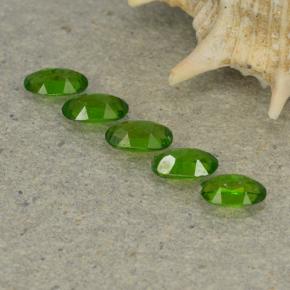 Diopside cromifero naturale verde da 1,12 ct, taglio ovale, VS