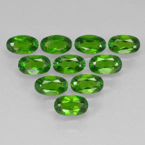 Gemme di Diopside di cromo Verde medio naturale da 2.66 ct, Taglio ovale, VS