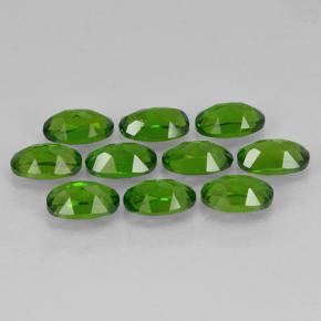 Gemme di Diopside di cromo Verde medio naturale da 2.66 ct, Taglio ovale, VS