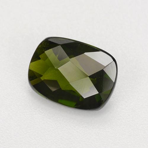 Diopside cromifero naturale verde da 1,41 ct, taglio a cuscino, VVS-VS