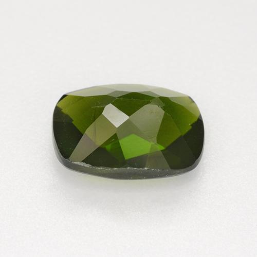 Diopside cromifero naturale verde da 1,41 ct, taglio a cuscino, VVS-VS