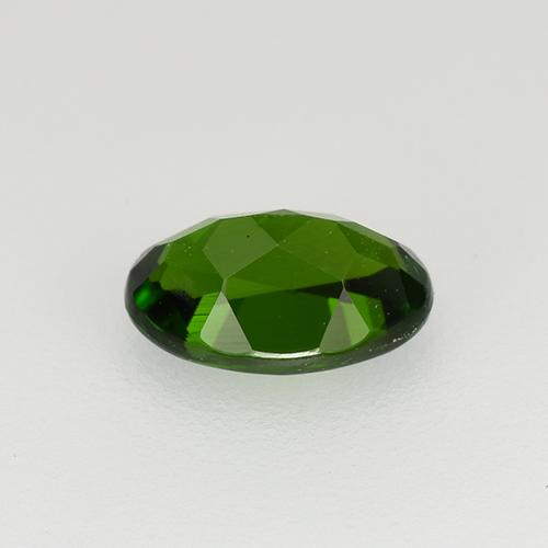 Diopside di cromo Verde medio-scuro naturale da 0.69 ct, Taglio ovale, VS