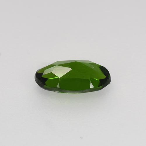 Diopside cromifero naturale verde da 0,54 ct, taglio ovale, VVS-VS