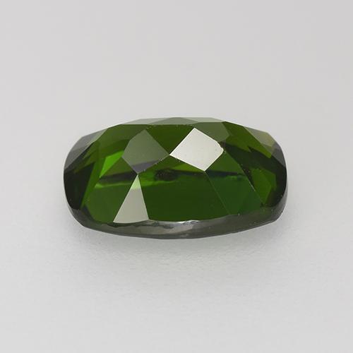 Diopside cromifero naturale verde da 1,43 ct, taglio a cuscino, VS