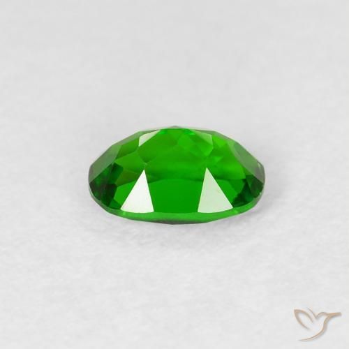 Diopside di cromo Verde medio naturale da 0.53 ct, Ovale, VS