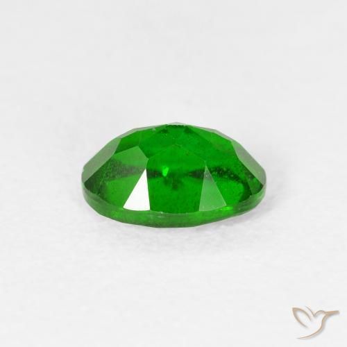 Diopside di cromo Verde intenso naturale da 0.97 ct, Ovale, VS-SI