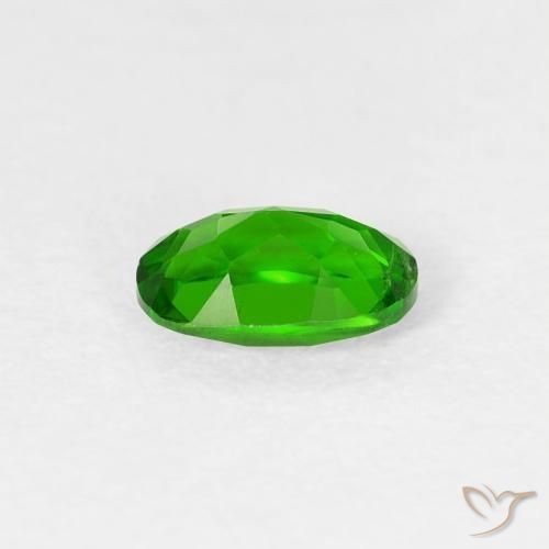 Diopside di cromo Verde intenso naturale da 0.50 ct, Ovale, VS