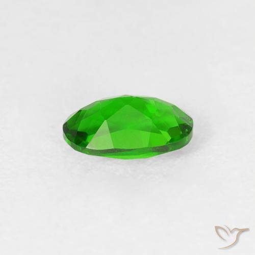 Diopside di cromo Verde intenso naturale da 0.52 ct, Ovale, VS