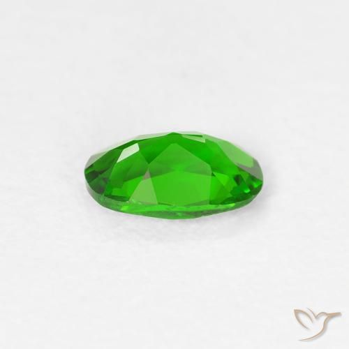 Diopside di cromo Luminoso verde foresta naturale da 0.43 ct, Ovale, VS