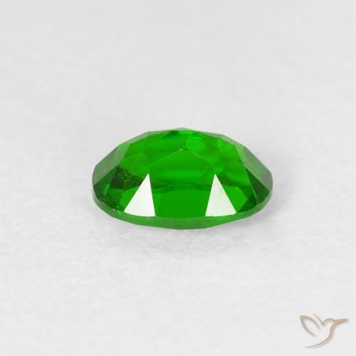 Diopside di cromo Verde scuro naturale da 0.57 ct, Ovale, VS