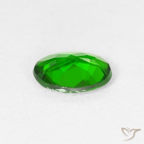 Diopside di cromo Verde scuro naturale da 0.70 ct, Ovale, VS