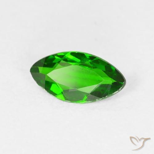Diopside di cromo Verde scuro naturale da 0.61 ct, Taglio marquise, VS