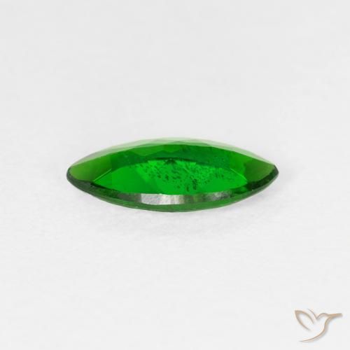 Diopside di cromo Luminoso verde foresta naturale da 0.99 ct, Taglio marquise, VS