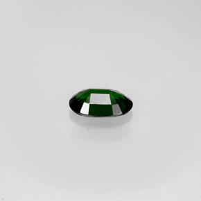 Tormalina cromifera naturale verde da 0,36 ct, taglio ovale, VVS-VS