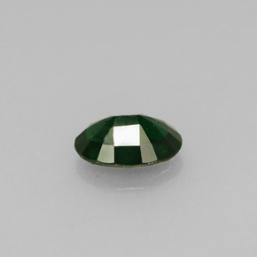 Tormalina cromifera naturale verde da 0,41 ct, taglio ovale, VS