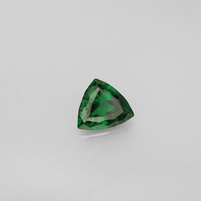 Tormalina cromifera naturale verde da 0,38 ct, trillion, VVS-VS