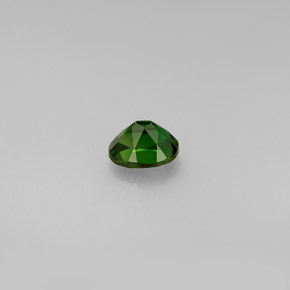 Tormalina cromifera naturale verde da 0,42 ct, taglio ovale, VVS-VS