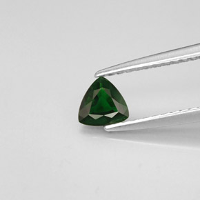 Tormalina cromifera naturale verde da 0,29 ct, trillion, VVS-VS