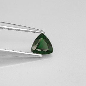 Tormalina cromifera naturale verde da 0,29 ct, trillion, VVS-VS