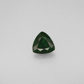 Tormalina cromifera naturale verde da 0,27 ct, trillion, VVS-VS