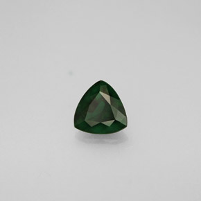 Tormalina cromifera naturale verde da 0,27 ct, trillion, VVS-VS