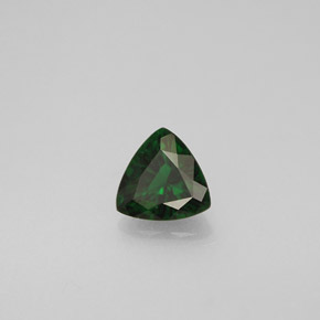 Tormalina cromifera naturale verde da 0,35 ct, trillion, VS