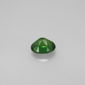 Tormalina cromifera naturale verde da 0,36 ct, taglio ovale, VVS-VS