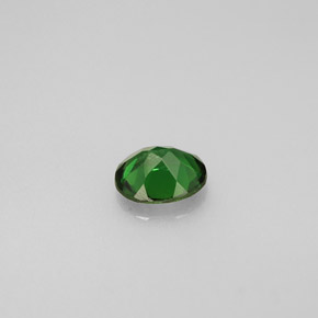 Tormalina cromifera naturale verde da 0,31 ct, taglio ovale, VS