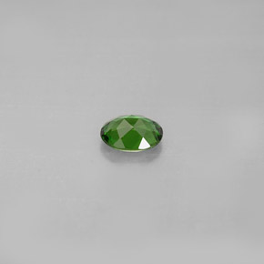 Tormalina cromifera naturale verde da 0,30 ct, taglio ovale, VS