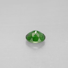 Tormalina cromifera naturale verde da 0,37 ct, taglio ovale, VVS-VS