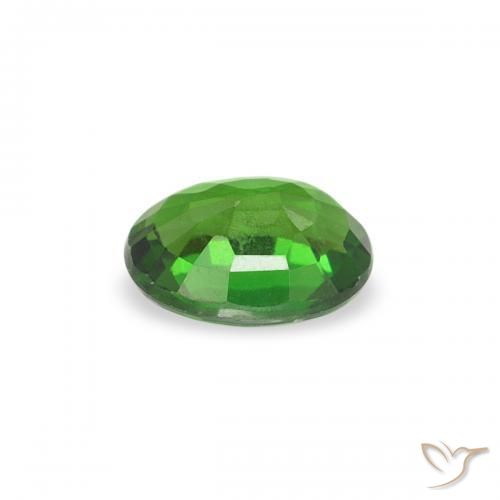 Tormalina cromo Verde intenso naturale da 0.24 ct, Ovale, VVS