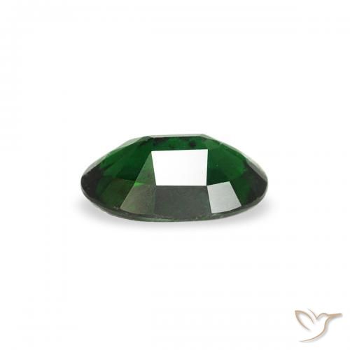 Tormalina cromo Verde scuro naturale da 0.21 ct, Ovale, VS