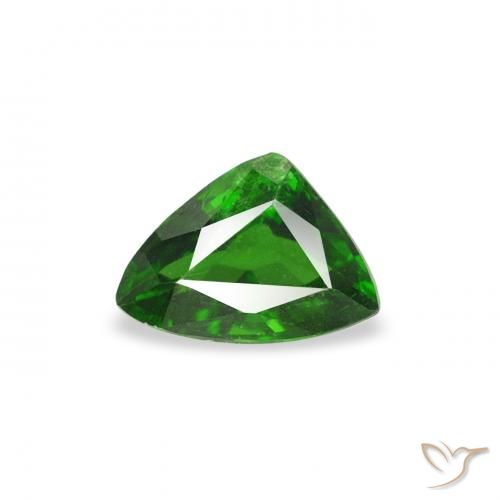 0.30ct Naturale Verde scuro Tormalina cromo, Taglio a fantasia, VS-SI