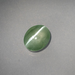 Chrysoberyl cat's eye naturale verde da 1,03 ct, trasparente, trasparente/traslucido
