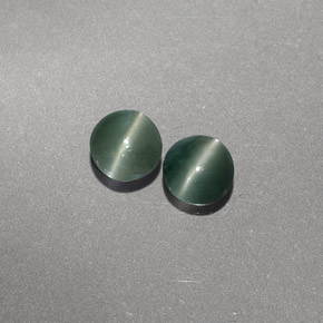Chrysoberyl cat's eye naturale verde da  ct, trasparente, trasparente/traslucido