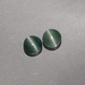 Chrysoberyl cat's eye naturale verde da  ct, trasparente, trasparente/traslucido