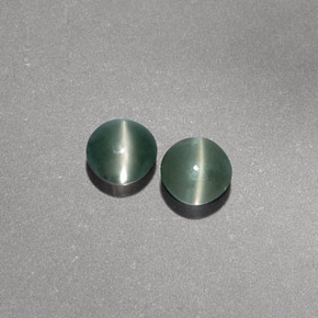 Chrysoberyl cat's eye naturale verde da  ct, trasparente, trasparente/traslucido