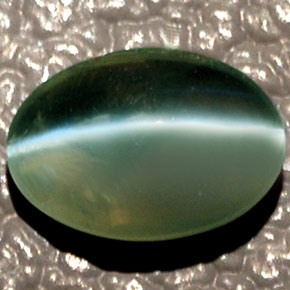 Crisoberillo effetto occhio di gatto Verde naturale da 0.83 ct, Trasparente, Trasparente/Traslucido