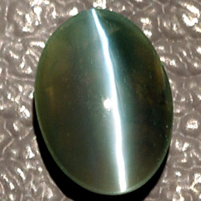 Crisoberillo effetto occhio di gatto Verde naturale da 0.83 ct, Trasparente, Trasparente/Traslucido