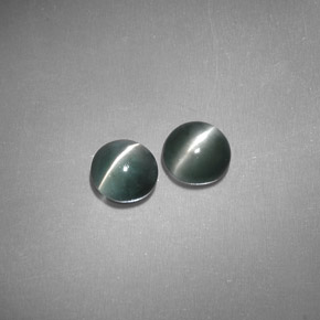 Chrysoberyl cat's eye naturale verde da  ct, trasparente, trasparente/traslucido